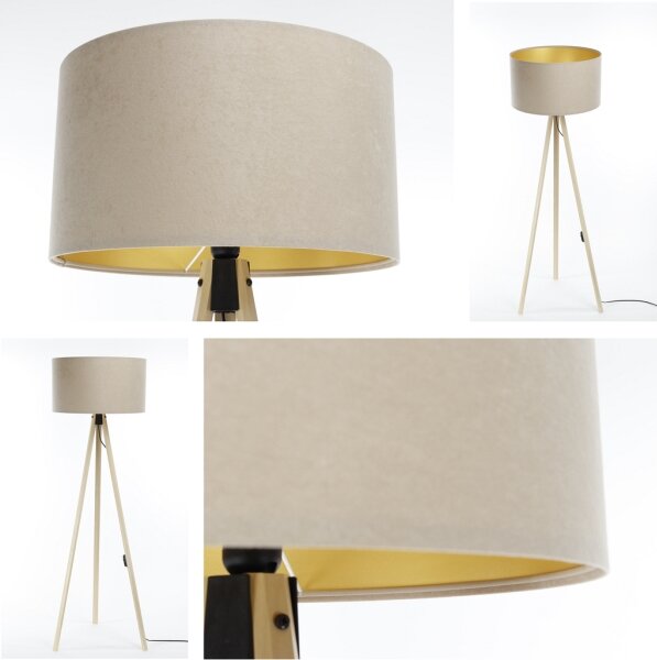 Lampada da terra STANDART 1xE27/60W/230V beige