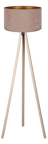 Brilagi - Lampada con piedistallo VELVET 1xE27/60W/230V beige