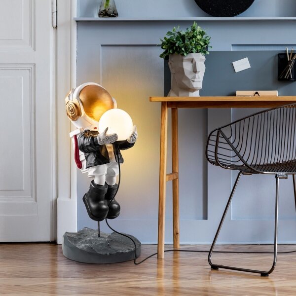 Lampada per bambini ASTRONAUT 1xE14/40W/230V in rame