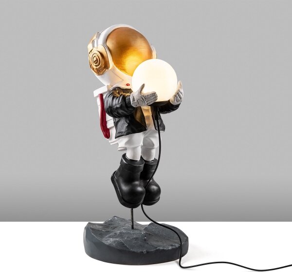 Lampada per bambini ASTRONAUT 1xE14/40W/230V in rame