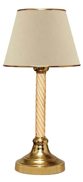 Lampada da tavolo AYD 1xE27/40W/230V beige/oro