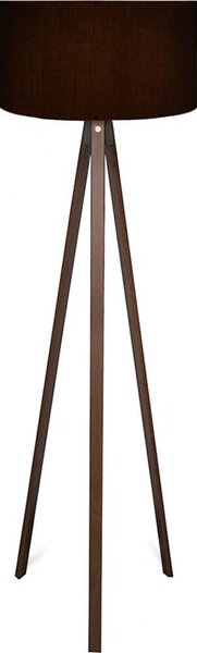 Lampada da terra AYD 1xE27/40W/230V nera/marrone