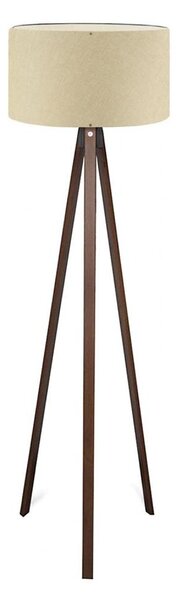 Lampada da terra AYD 1xE27/40W/230V beige/marrone