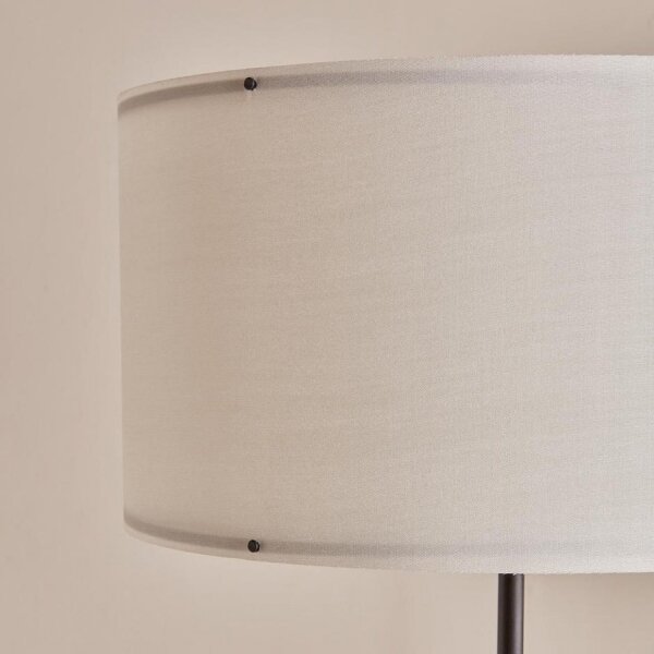 Lampada da terra AYD 1xE27/40W/230V marrone/bianco