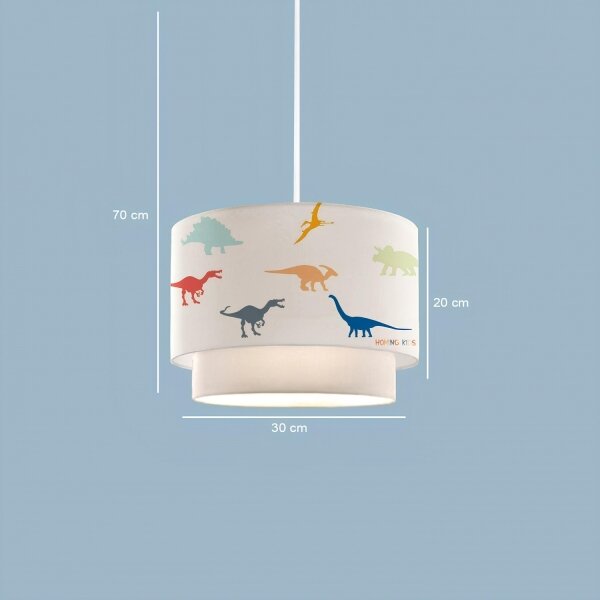 Lampadario per bambini CANDY 1xE27/40W/230V bianco/multicolore