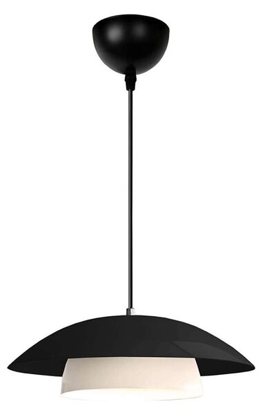 Lampadario a sospensione con cavo MOONLIGH 1xE27/40W/230V nero