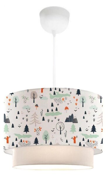 Lampadario per bambini CANDY 1xE27/40W/230V bianco/multicolore
