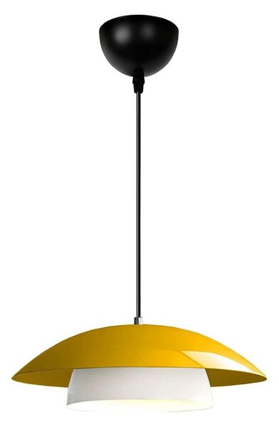 Lampadario a cavo MOONLIGH 1xE27/40W/230V giallo