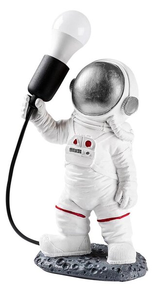 Lampada da notte per bambini ASTRONAUT 1xE27/40W/230V argento/bianco