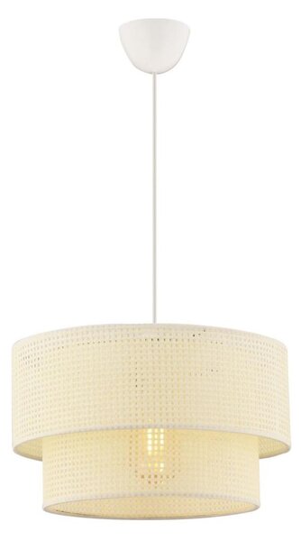 Lampadario a sospensione su cavo ECHO 1xE27/60W/230V crema