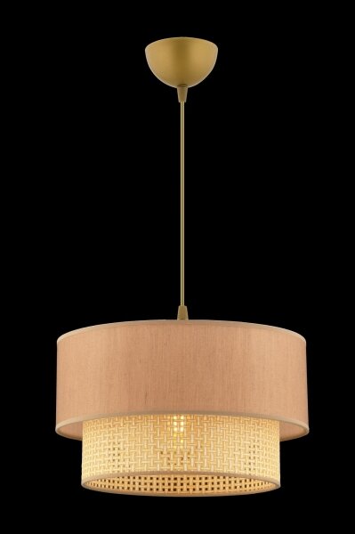 Lampadario a sospensione con cavo ECHO 1xE27/60W/230V beige