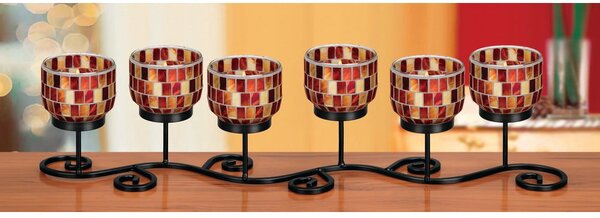Portacandele in metallo per tea light - Deco Pleasure