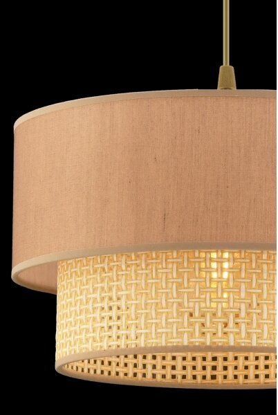 Lampadario a sospensione con cavo ECHO 1xE27/60W/230V beige