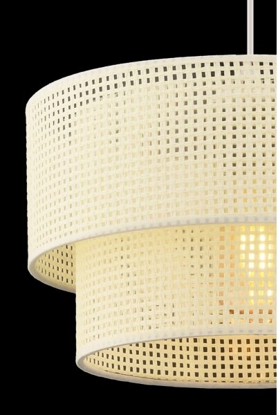 Lampadario a sospensione su cavo ECHO 1xE27/60W/230V crema