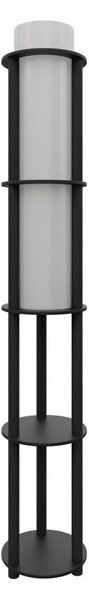 Lampada da terra con ripiani NOTO 1xE27/40W/230V nera
