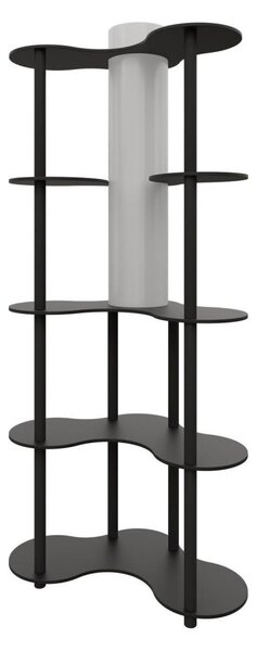 Lampada da terra con ripiani NOTO 1xE27/40W/230V nera