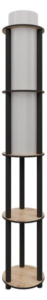 Lampada da terra con ripiani NOTO 1xE27/40W/230V beige/nera