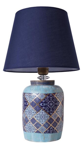 Lampada da tavolo RAMZES 1xE27/40W/230V blu