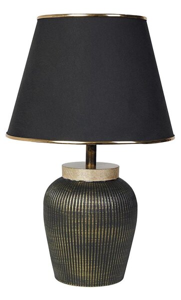 Lampada da tavolo RAMZES 1xE27/40W/230V nero/oro