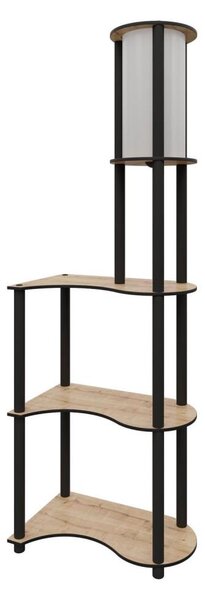 Lampada da terra NOTO con ripiani 1xE27/40W/230V beige/nero