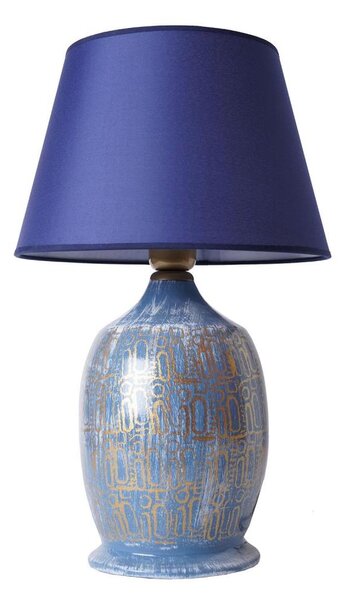 Lampada da tavolo RAMZES 1xE27/40W/230V blu