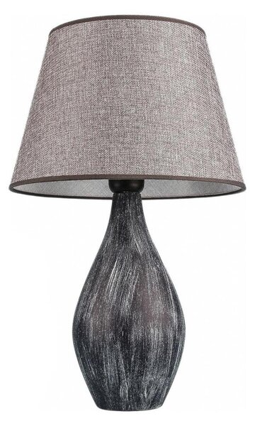 Lampada da tavolo RAMZES 1xE27/40W/230V grigia