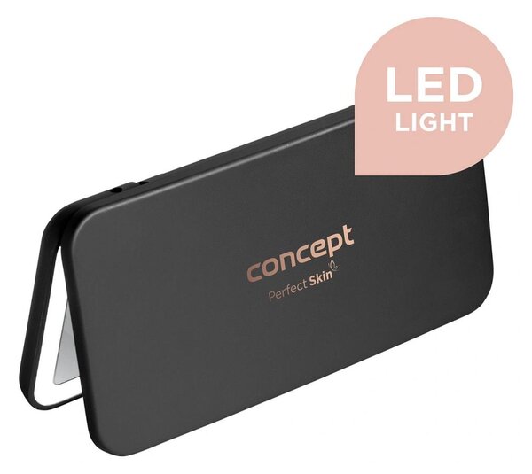 Concept KZ2020 - Specchio cosmetico LED PERFECT SKIN LED/1,5W/5V 300 mAh nero