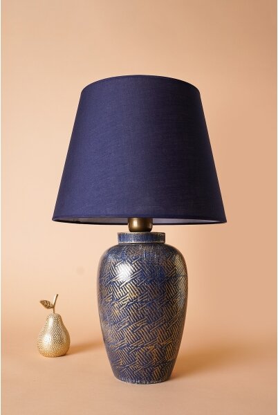 Lampada da tavolo RAMZES 1xE27/40W/230V blu