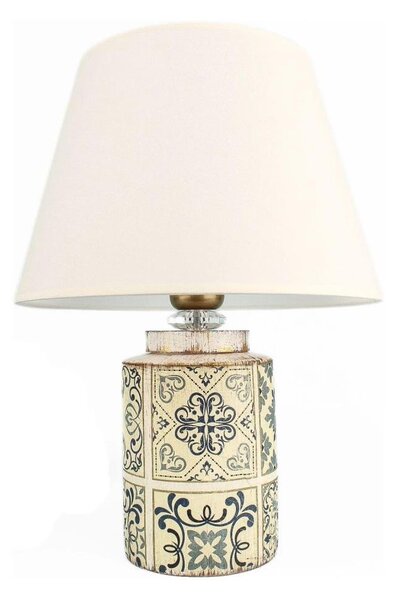 Lampada da tavolo RAMZES 1xE27/40W/230V bianca