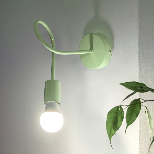 Lampada da parete OXFORD 1xE27/15W/230V verde
