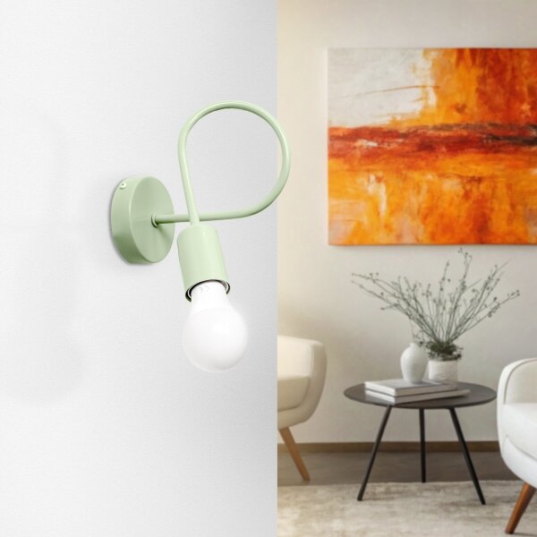 Lampada da parete OXFORD 1xE27/15W/230V verde