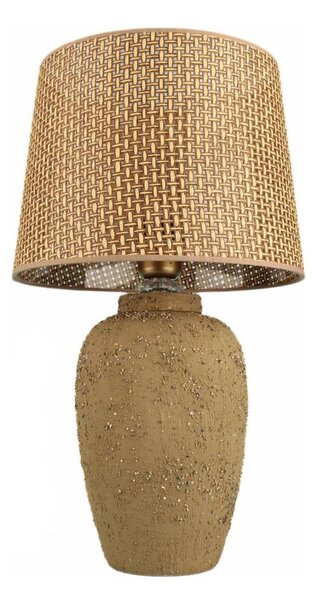Lampada da tavolo RAMZES 1xE27/40W/230V marrone
