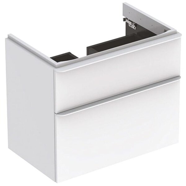 Geberit Smyle Square armoire sous lavabo, 500353, 734x617x470mm, avec 2 tiroirs, 500.353.00.1, 500.353.00.1