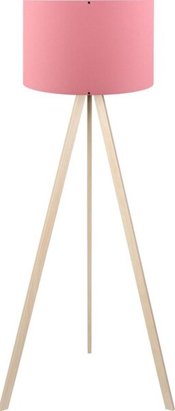 Lampada da terra AYD 1xE27/40W/230V rosa/beige