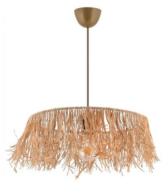 Lampadario a sospensione su cavo MARISKA 1xE27/40W/230V in rafia