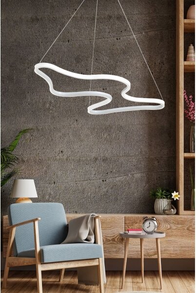 Lampadario a sospensione con cavo ARTISAN LED/36W/230V 4000K bianco