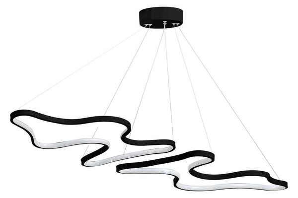 Lampada a sospensione LED su cavo DUPLE ARTISAN LED/80W/230V 4000K nero