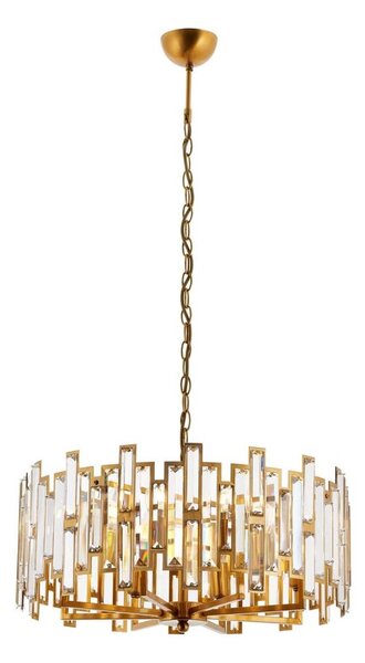 Lampadario a catena CRYSTALLINE 6xE14/40W/230V ramato