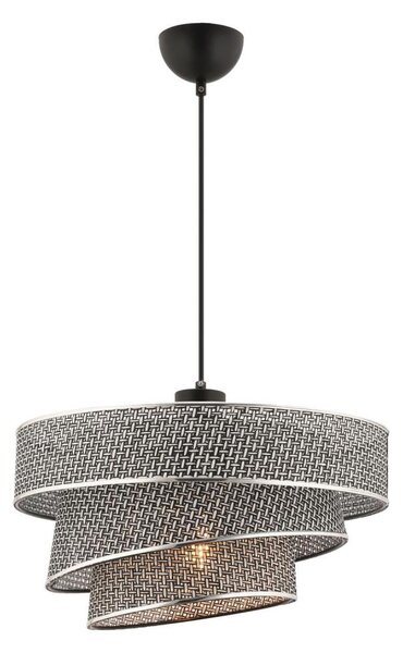 Lampadario a cavo COUPER 1xE27/60W/230V grigio/cromo lucido