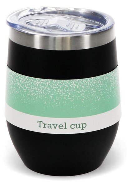 Tazza da viaggio nera da 350 ml - Rex London