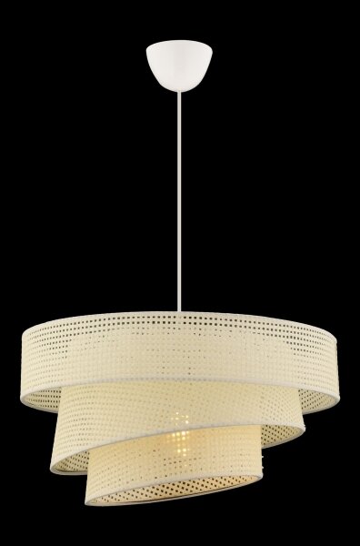 Lampada a sospensione su cavo COUPER 1xE27/60W/230V bianca