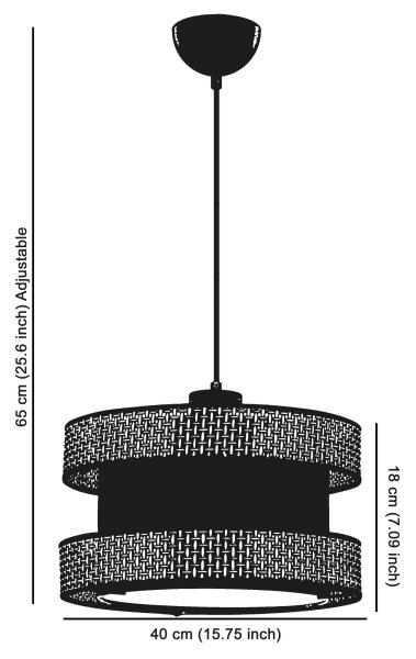 Lampadario a cavo HALO 1xE27/60W/230V beige/crema