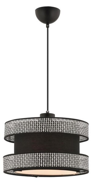 Lampadario a sospensione su cavo HALO 1xE27/60W/230V nero/grigio