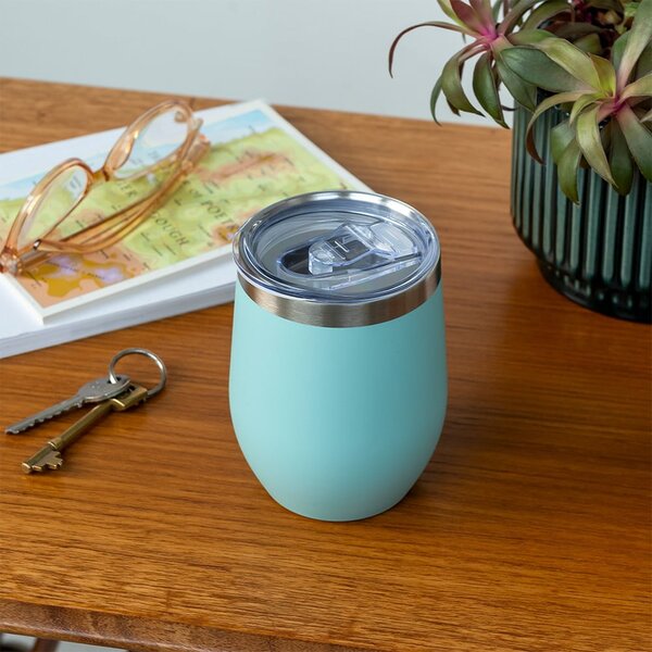 Tazza da viaggio blu chiaro da 350 ml - Rex London
