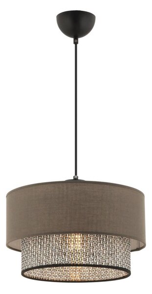 Lampada a sospensione su cavo ECHO 1xE27/60W/230V marrone/grigio