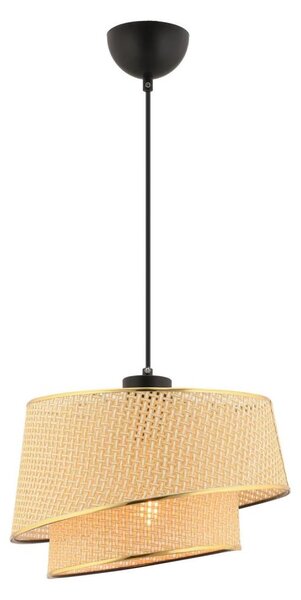 Lampadario sospeso a cavo BARETTE 1xE27/60W/230V marrone/oro