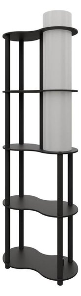 Lampada da terra con ripiani NOTO 1xE27/40W/230V nera