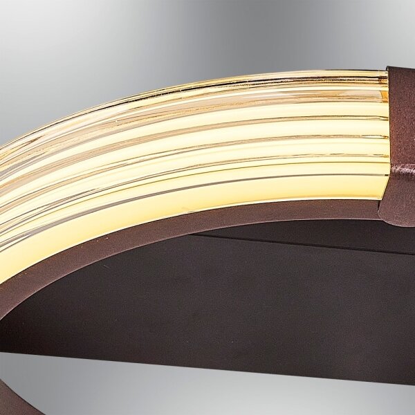 Plafoniera LED JESI, 2W, 230V, 3000K, marrone