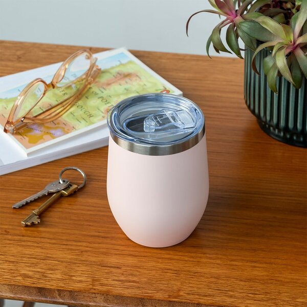 Tazza da viaggio rosa chiaro 350 ml - Rex London