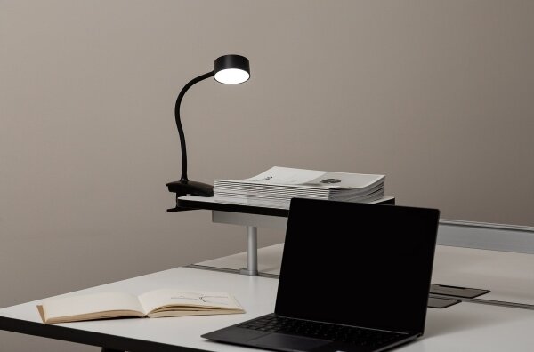 Top Light-LED Lampada da tavolo con morsetto e dimmer a sfioramento BELLA LED/4,8W/5V 3000-6500K nera